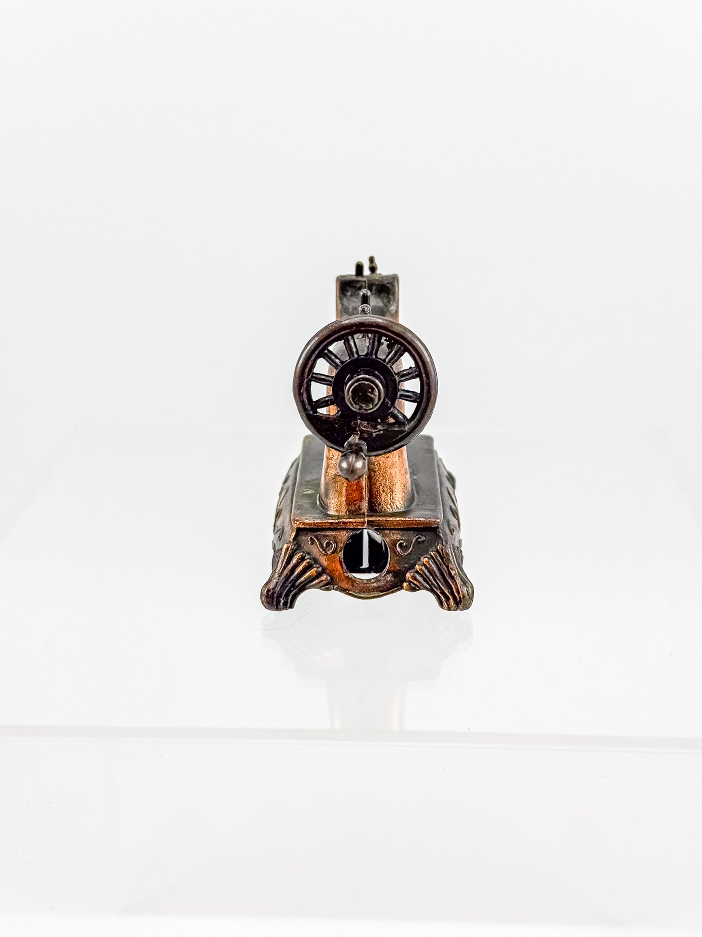 Vintage Miniature Sewing Machine Pencil Sharpener with Working Needle, Made in Hong Kong