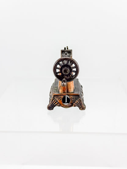 Vintage Miniature Sewing Machine Pencil Sharpener with Working Needle, Made in Hong Kong