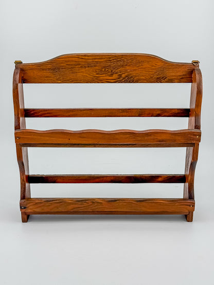 Vintage Wooden Spice Rack