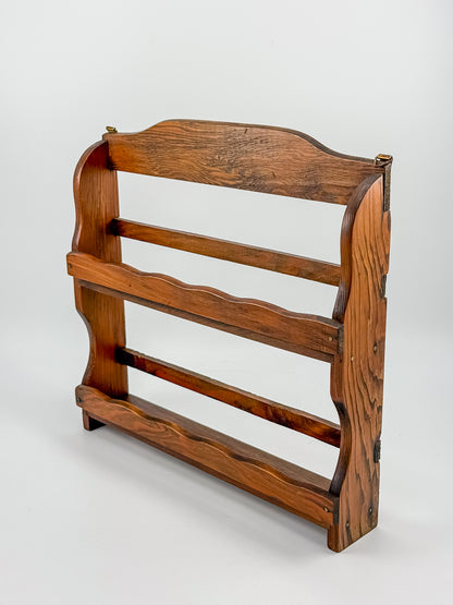 Vintage Wooden Spice Rack