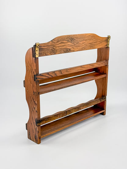 Vintage Wooden Spice Rack