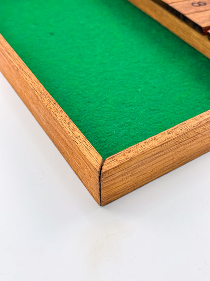 Vintage Nimble Numbers Shut the Box Wooden Dice Game - University of Wisconsin-Stout