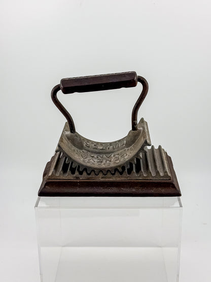 Antique hand fluter, Geneva hand fluter, 1866 fluting iron