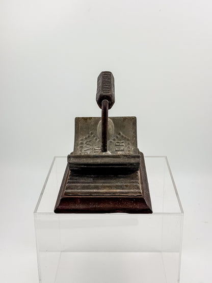 Antique hand fluter, Geneva hand fluter, 1866 fluting iron