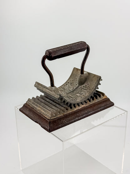 Antique hand fluter, Geneva hand fluter, 1866 fluting iron