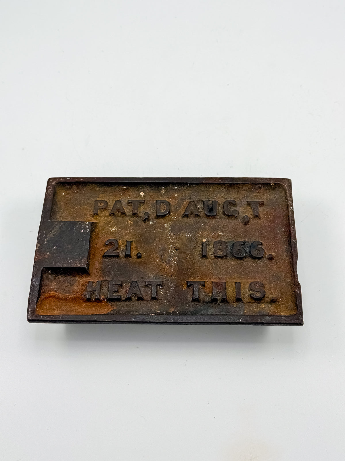 Antique hand fluter, Geneva hand fluter, 1866 fluting iron