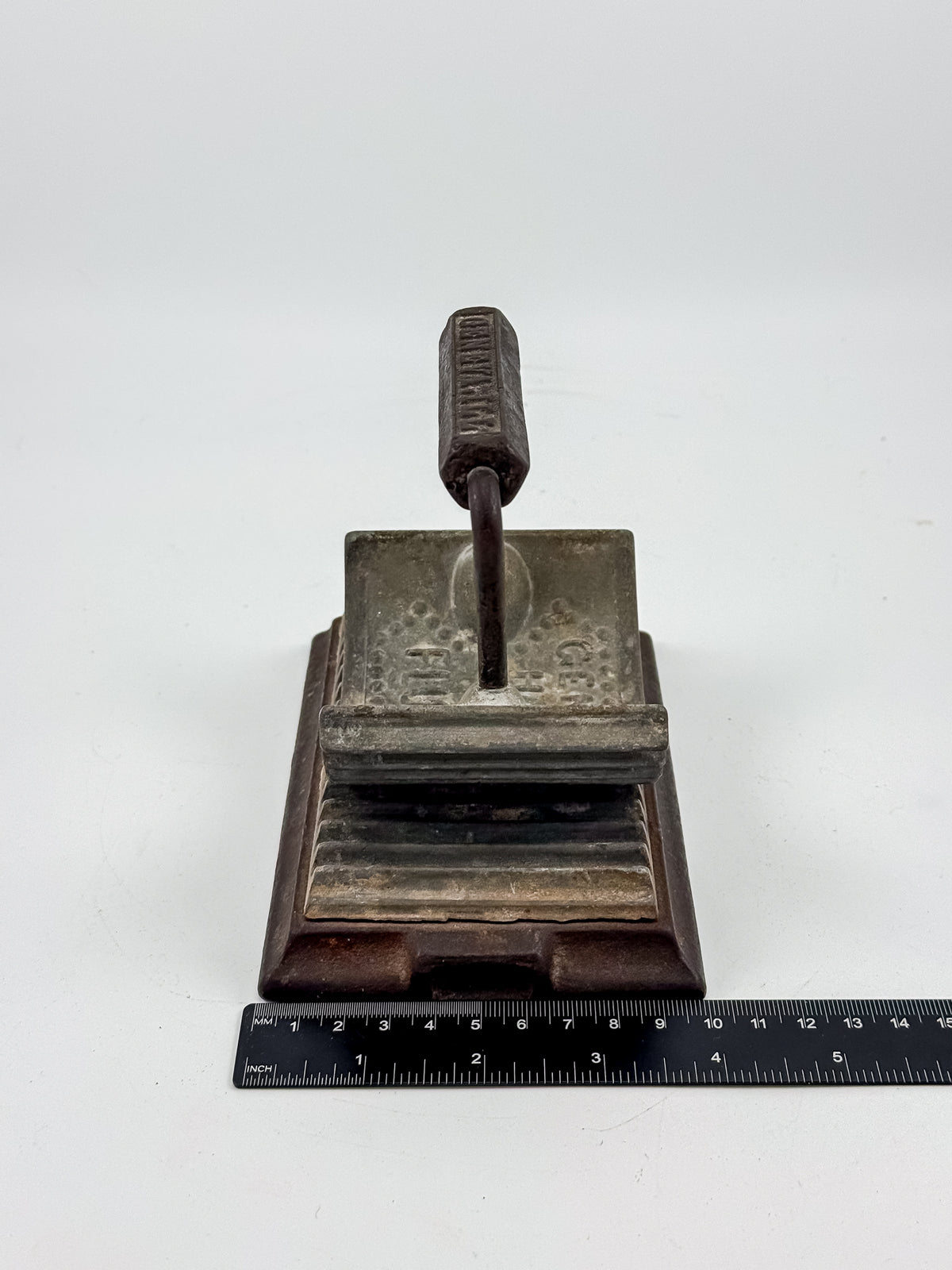 Antique hand fluter, Geneva hand fluter, 1866 fluting iron
