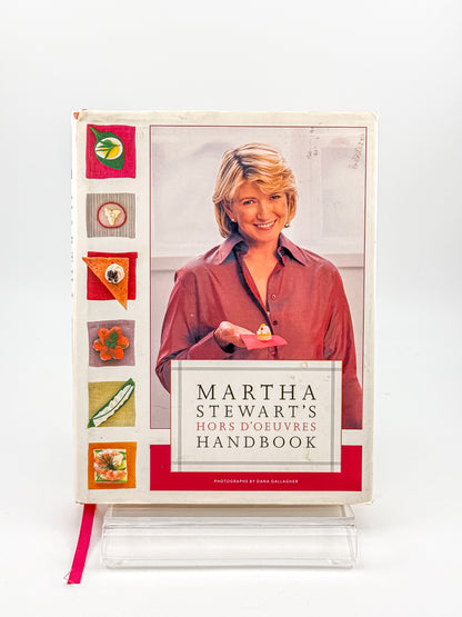 Martha Stewart’s Hors d’Oeuvres Handbook, 1999 First Edition Hardcover Cookbook with Dust Jacket