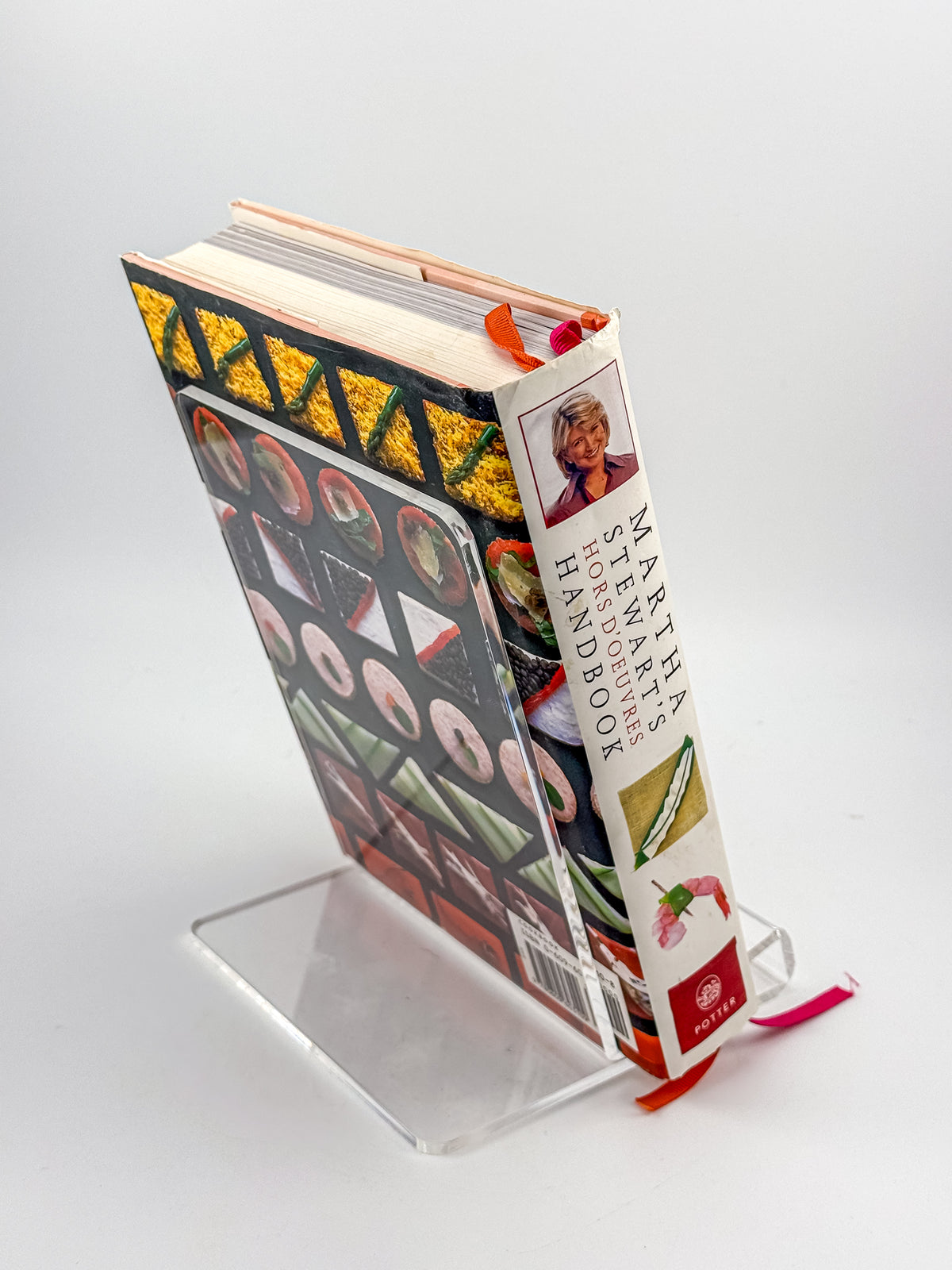 Martha Stewart’s Hors d’Oeuvres Handbook, 1999 First Edition Hardcover Cookbook with Dust Jacket
