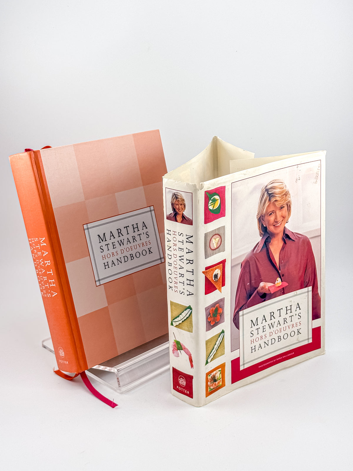 Martha Stewart’s Hors d’Oeuvres Handbook, 1999 First Edition Hardcover Cookbook with Dust Jacket
