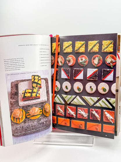 Martha Stewart’s Hors d’Oeuvres Handbook, 1999 First Edition Hardcover Cookbook with Dust Jacket