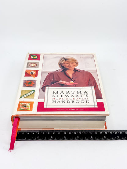 Martha Stewart’s Hors d’Oeuvres Handbook, 1999 First Edition Hardcover Cookbook with Dust Jacket