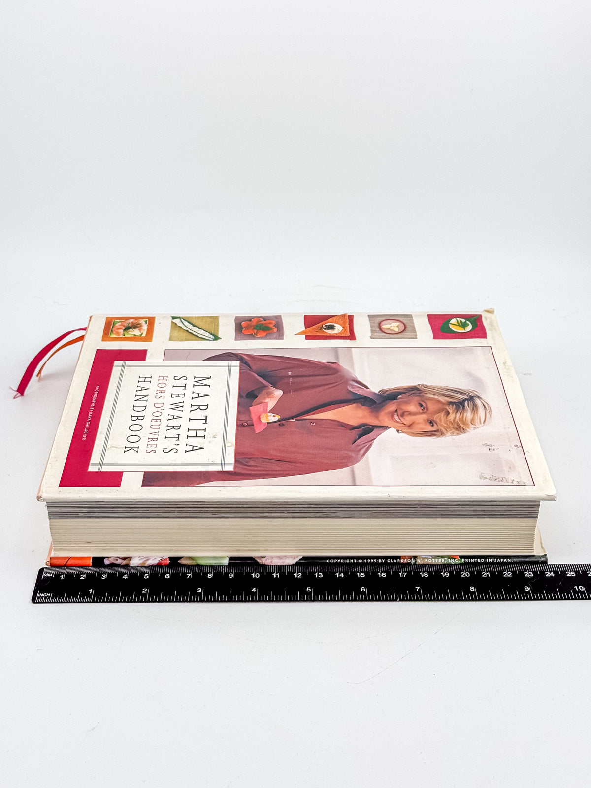 Martha Stewart’s Hors d’Oeuvres Handbook, 1999 First Edition Hardcover Cookbook with Dust Jacket