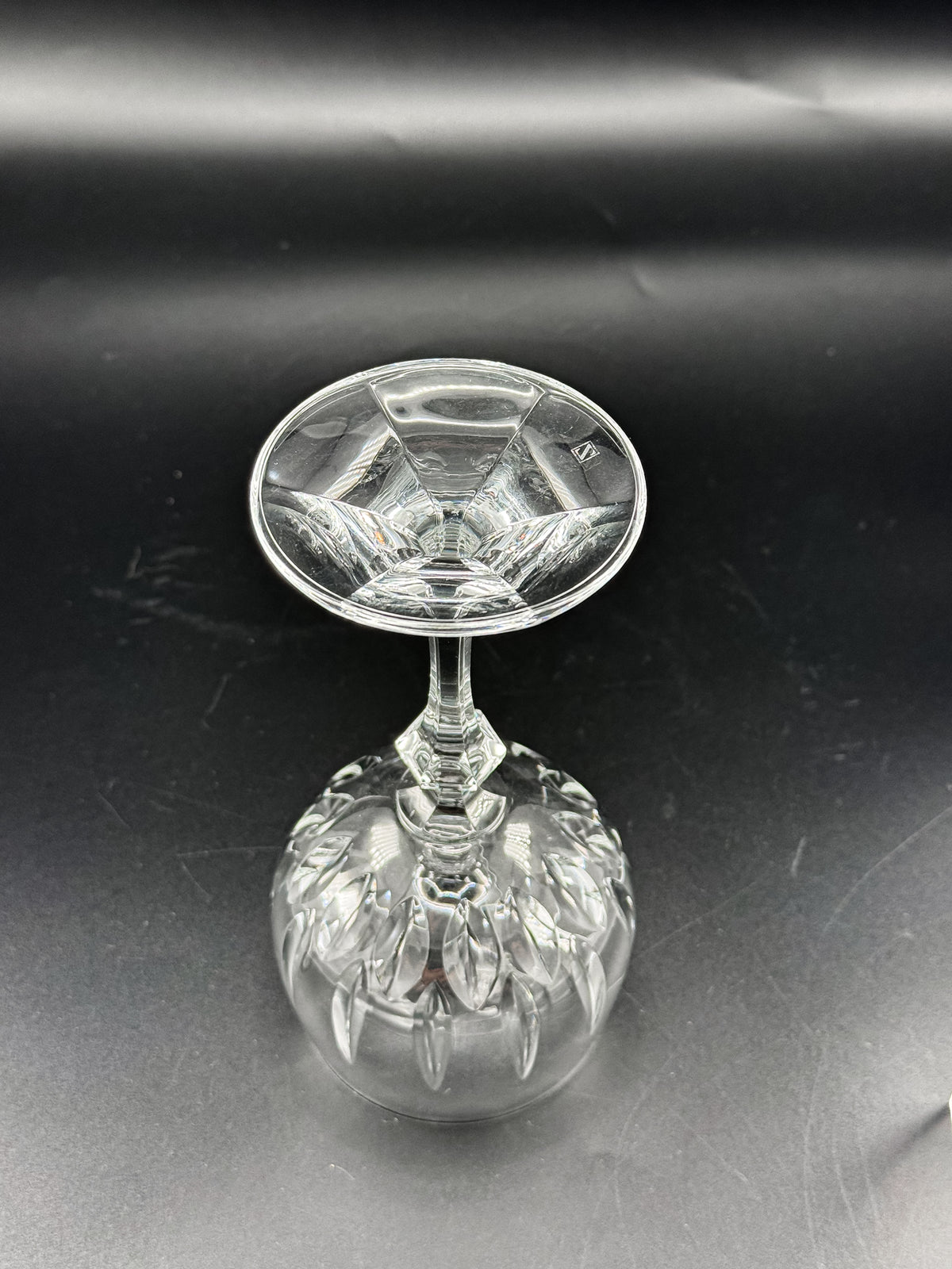 Schott-Zwiesel Gardone Wine Glass with Patterned Bowl and Faceted Stem, Sold Individually
