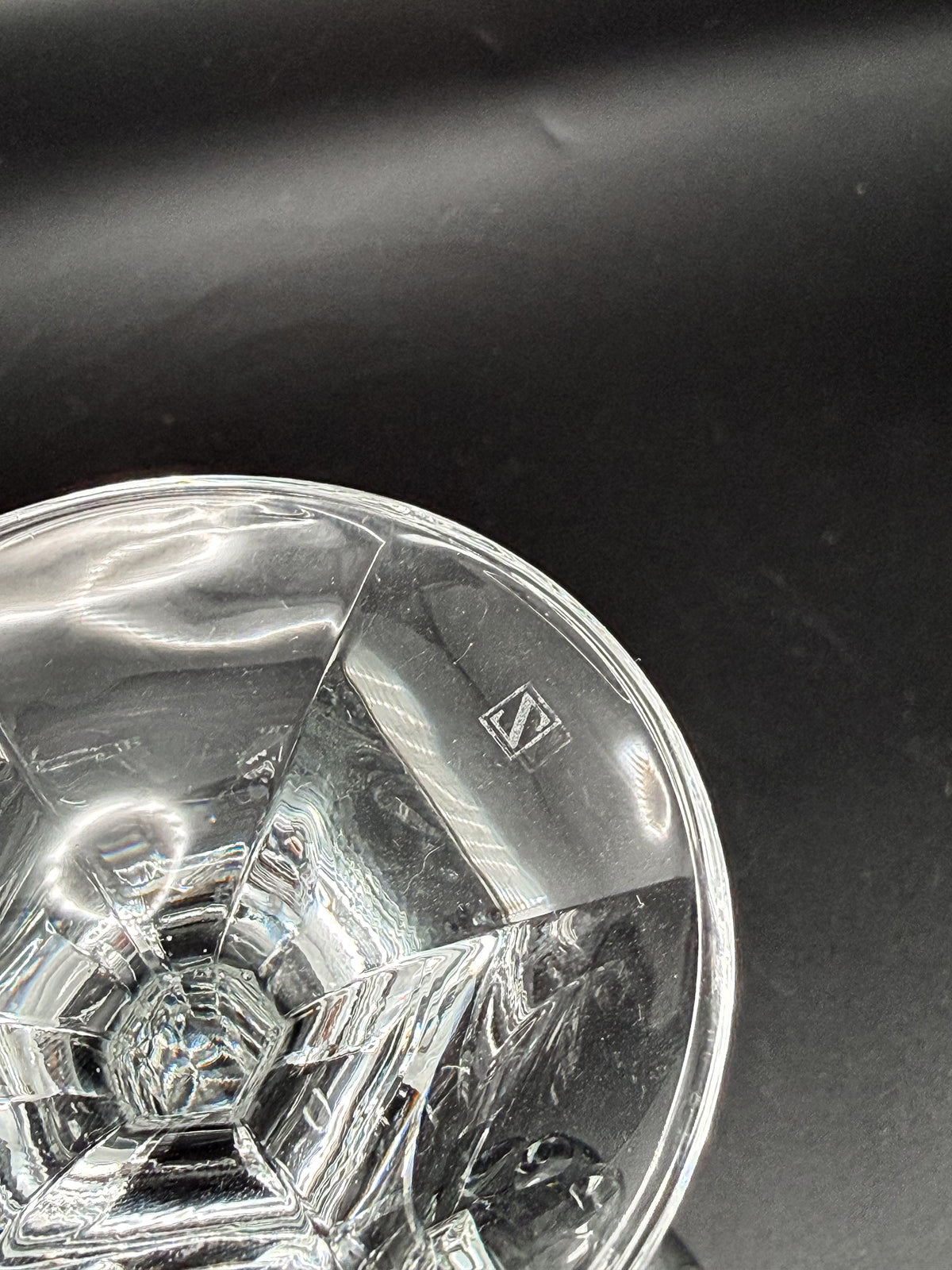 Schott-Zwiesel Gardone Wine Glass with Patterned Bowl and Faceted Stem, Sold Individually