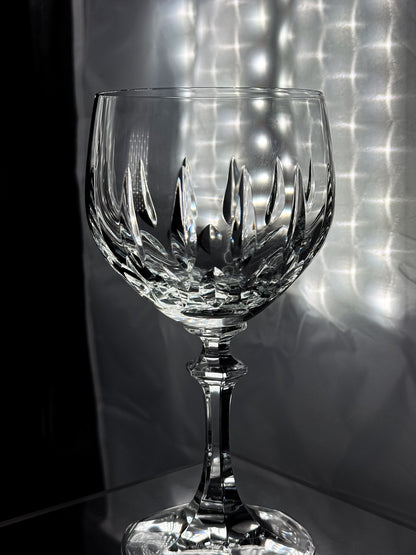 Schott-Zwiesel Gardone Water Goblet with Patterned Bowl and Faceted Stem, Sold Individually