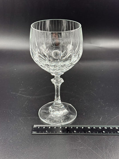Schott-Zwiesel Gardone Water Goblet with Patterned Bowl and Faceted Stem, Sold Individually