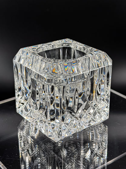 Vintage Waterford Crystal Lismore Votive Candle Holder - Small Chip