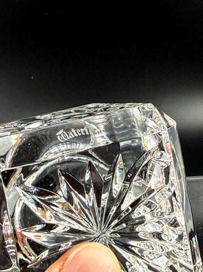 Vintage Waterford Crystal Lismore Votive Candle Holder - Small Chip