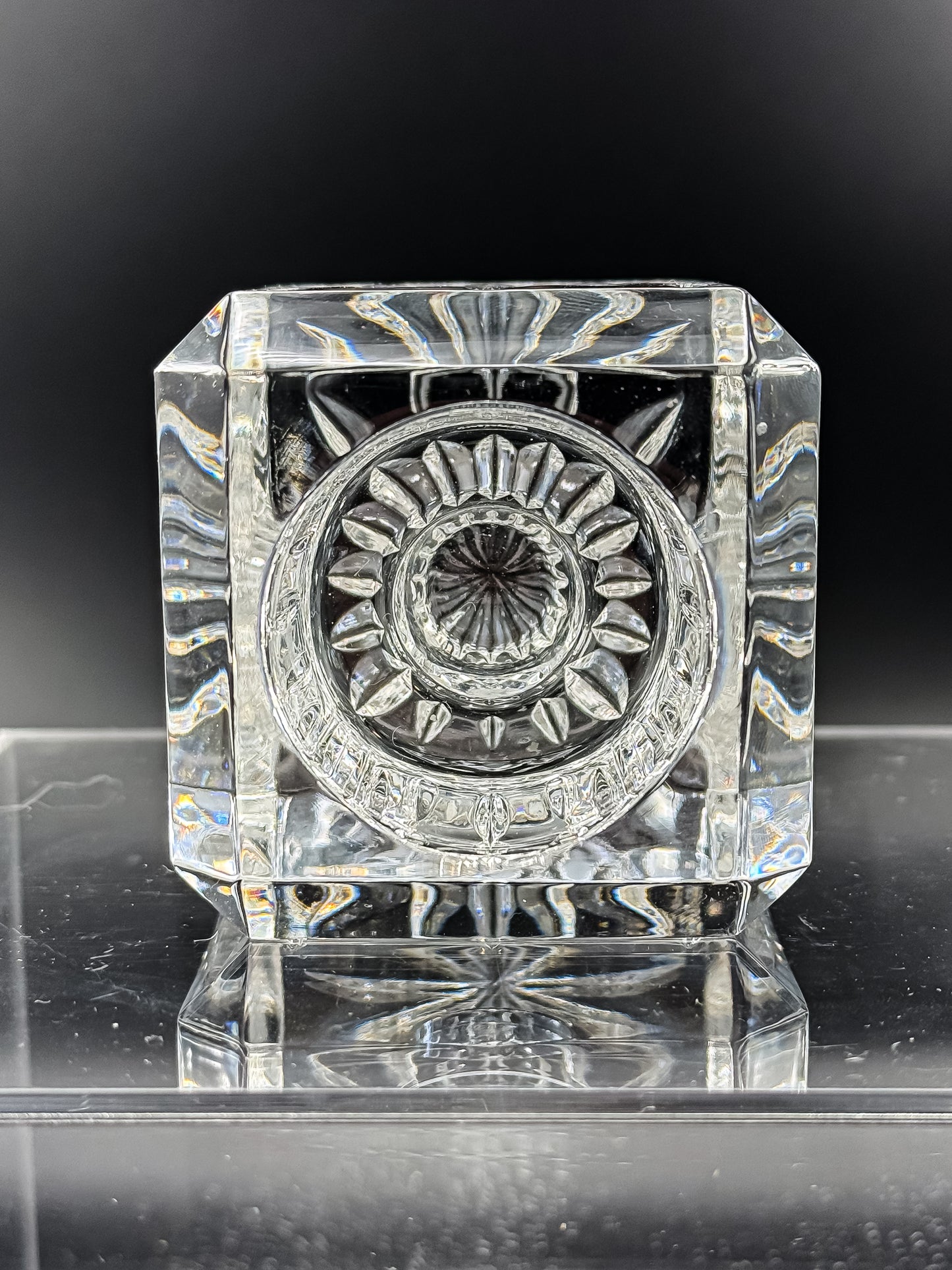 Vintage Waterford Crystal Lismore Votive Candle Holder - Small Chip