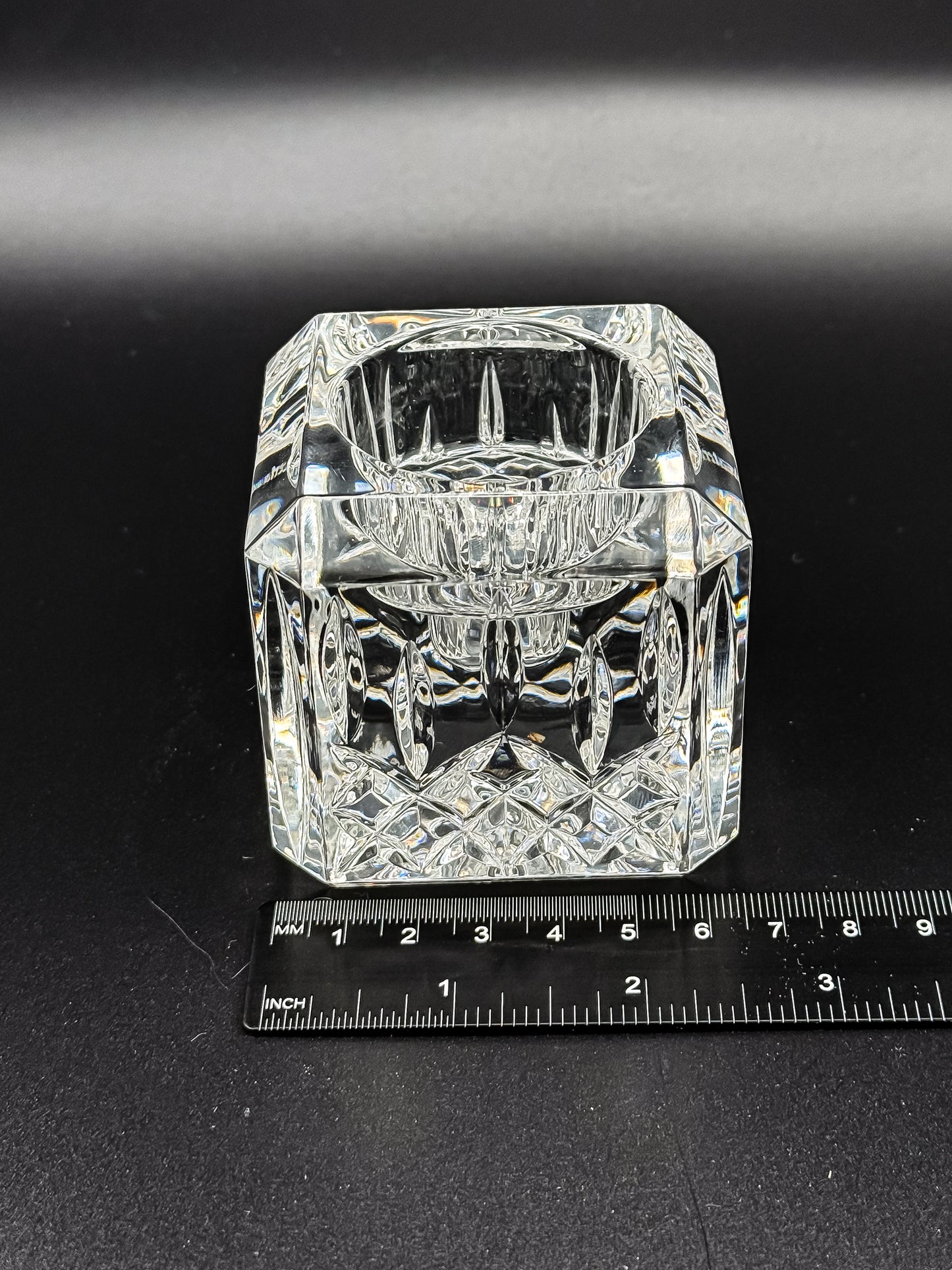 Vintage Waterford Crystal Lismore Votive Candle Holder - Small Chip