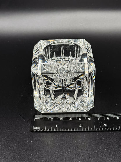 Vintage Waterford Crystal Lismore Votive Candle Holder - Small Chip