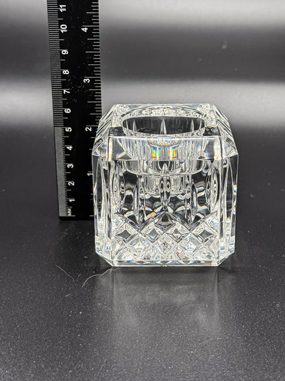 Vintage Waterford Crystal Lismore Votive Candle Holder - Small Chip