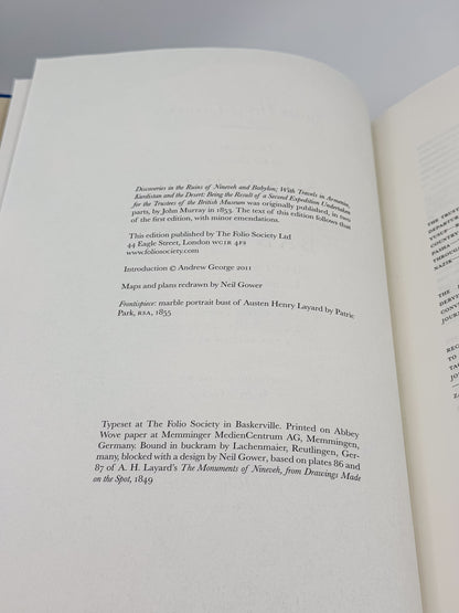 Nineveh and Babylon by Austen Henry Layard – Folio Society Edition (2011)