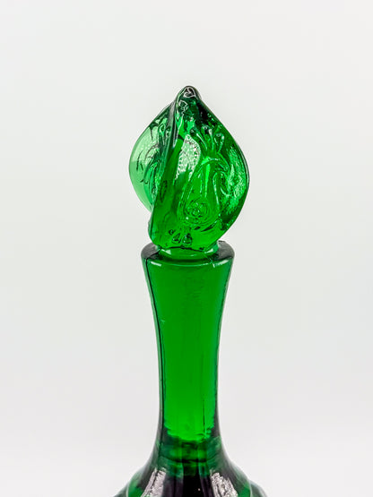 Vintage Fenton Emerald Green Glass Bell