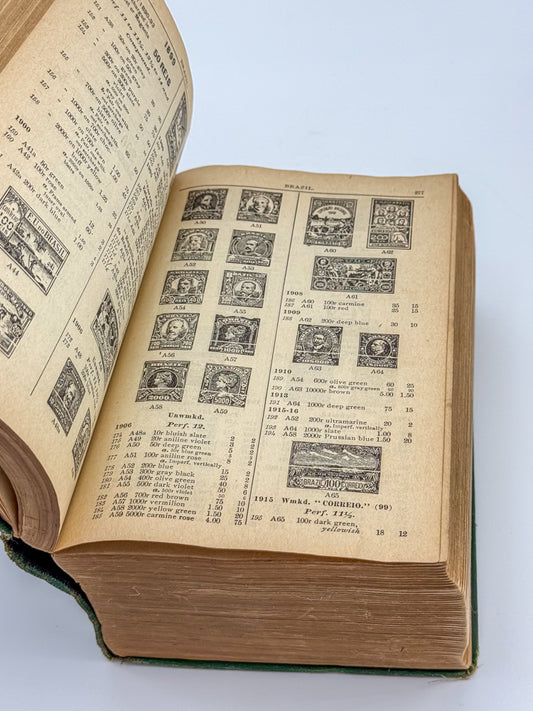 1931 Scott's Standard Postage Stamp Catalogue - 87th Edition Green Hardcover