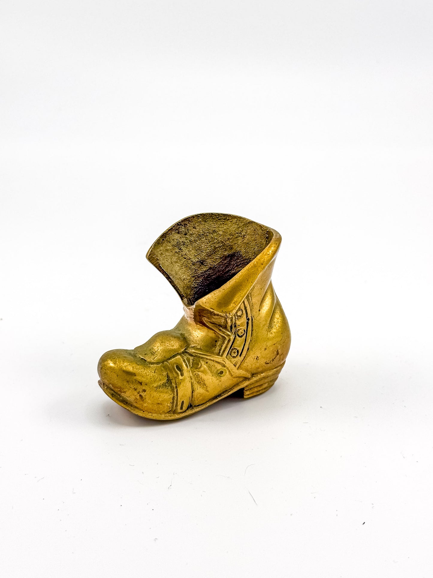 Vintage Brass Shoe Ashtrays & Boot - Set of 5