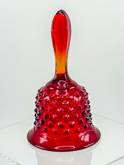 Fenton Amberina Glass Bell