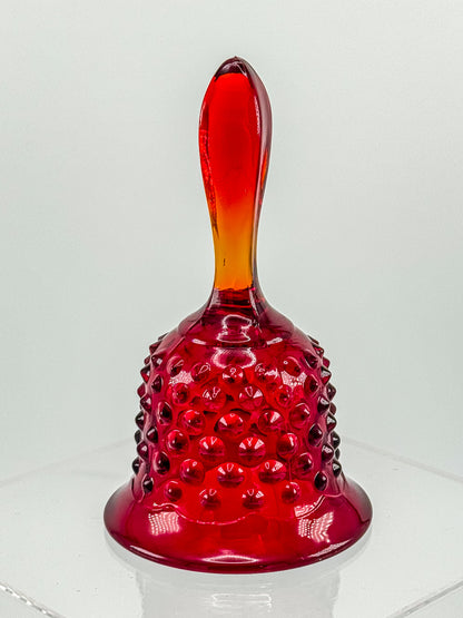 Fenton Amberina Glass Bell