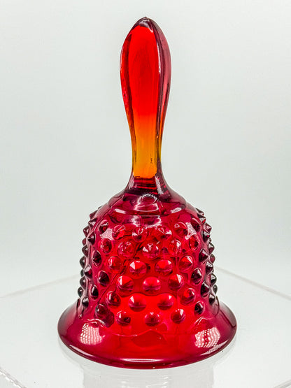 Fenton Amberina Glass Bell