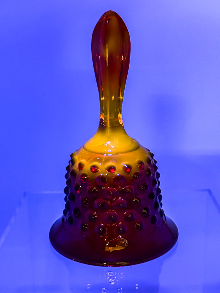 Fenton Amberina Glass Bell