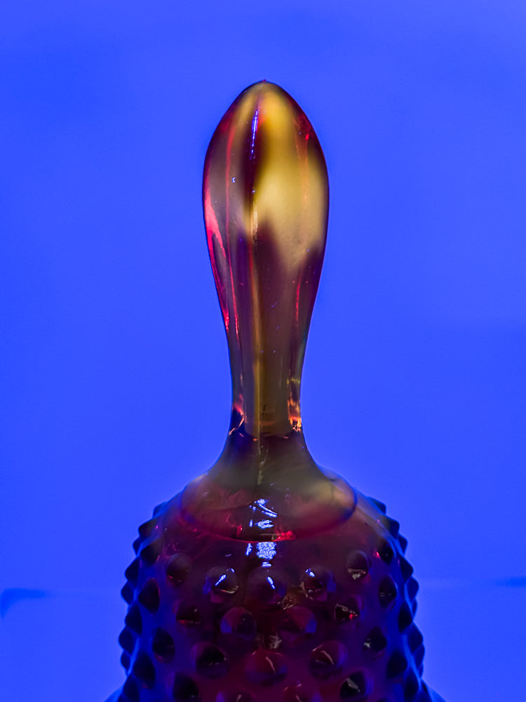 Fenton Amberina Glass Bell