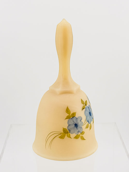 Fenton Custard Glass Bell - Signed