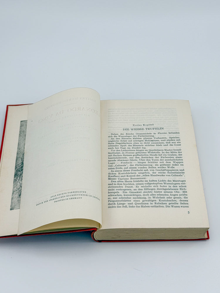 The Romance of Leonardo da Vinci by Dmitri Merejkowski - Vintage German Edition