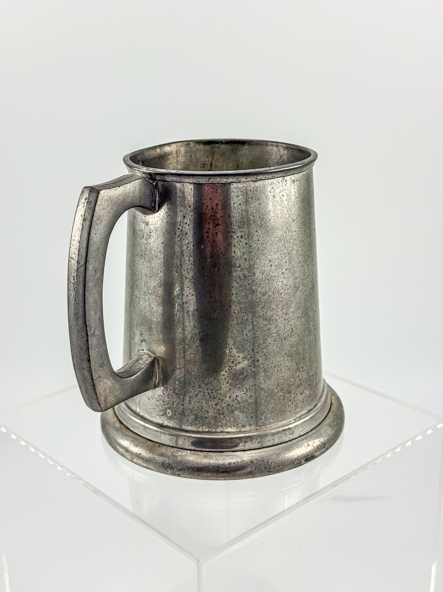 Vintage English Pewter USS Brownson DD-868 Naval Commemorative Tankard — Sheffield, Clear Bottom