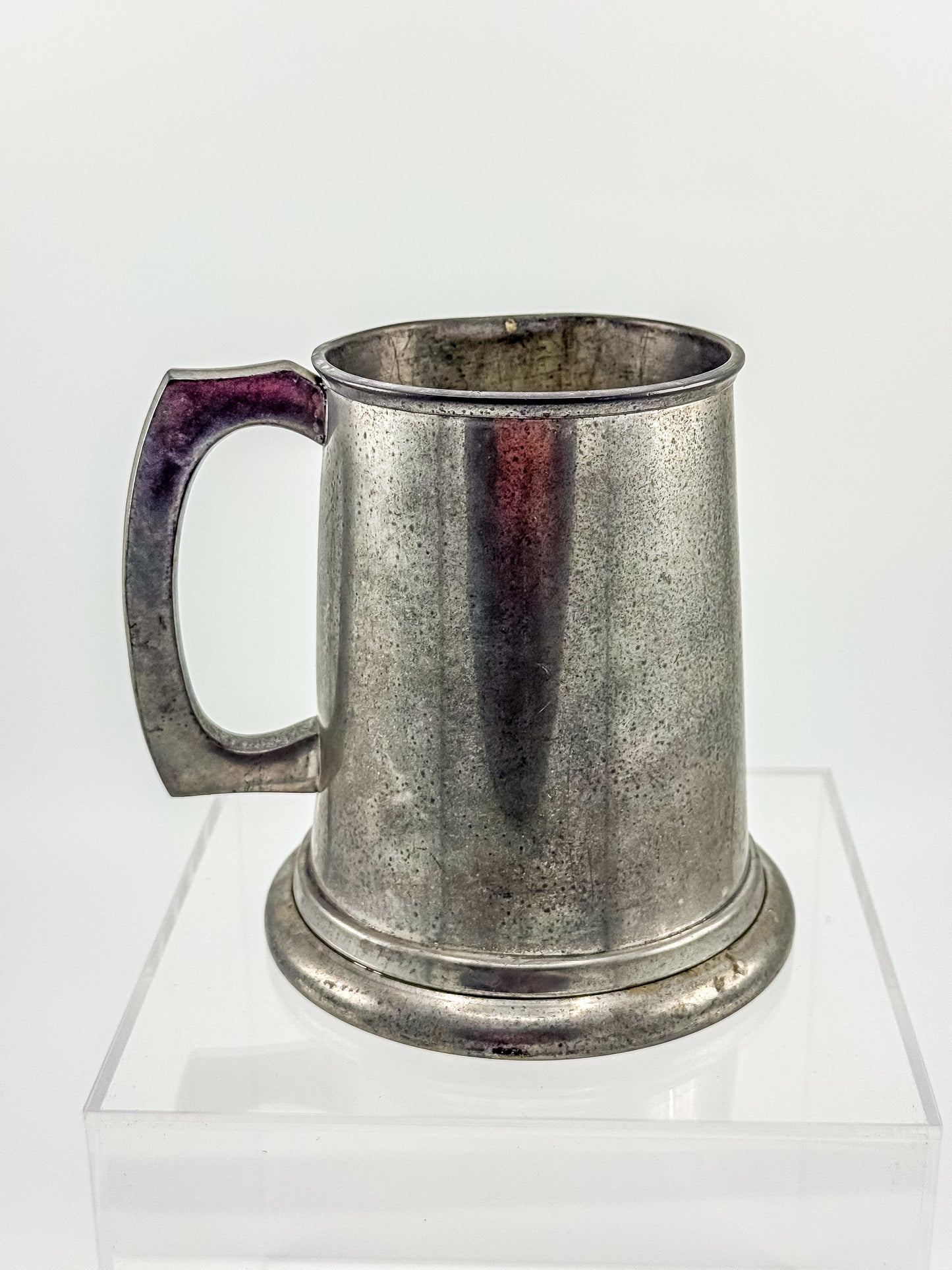 Vintage English Pewter USS Brownson DD-868 Naval Commemorative Tankard — Sheffield, Clear Bottom