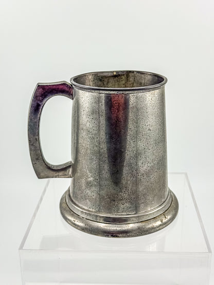 Vintage English Pewter USS Brownson DD-868 Naval Commemorative Tankard — Sheffield, Clear Bottom