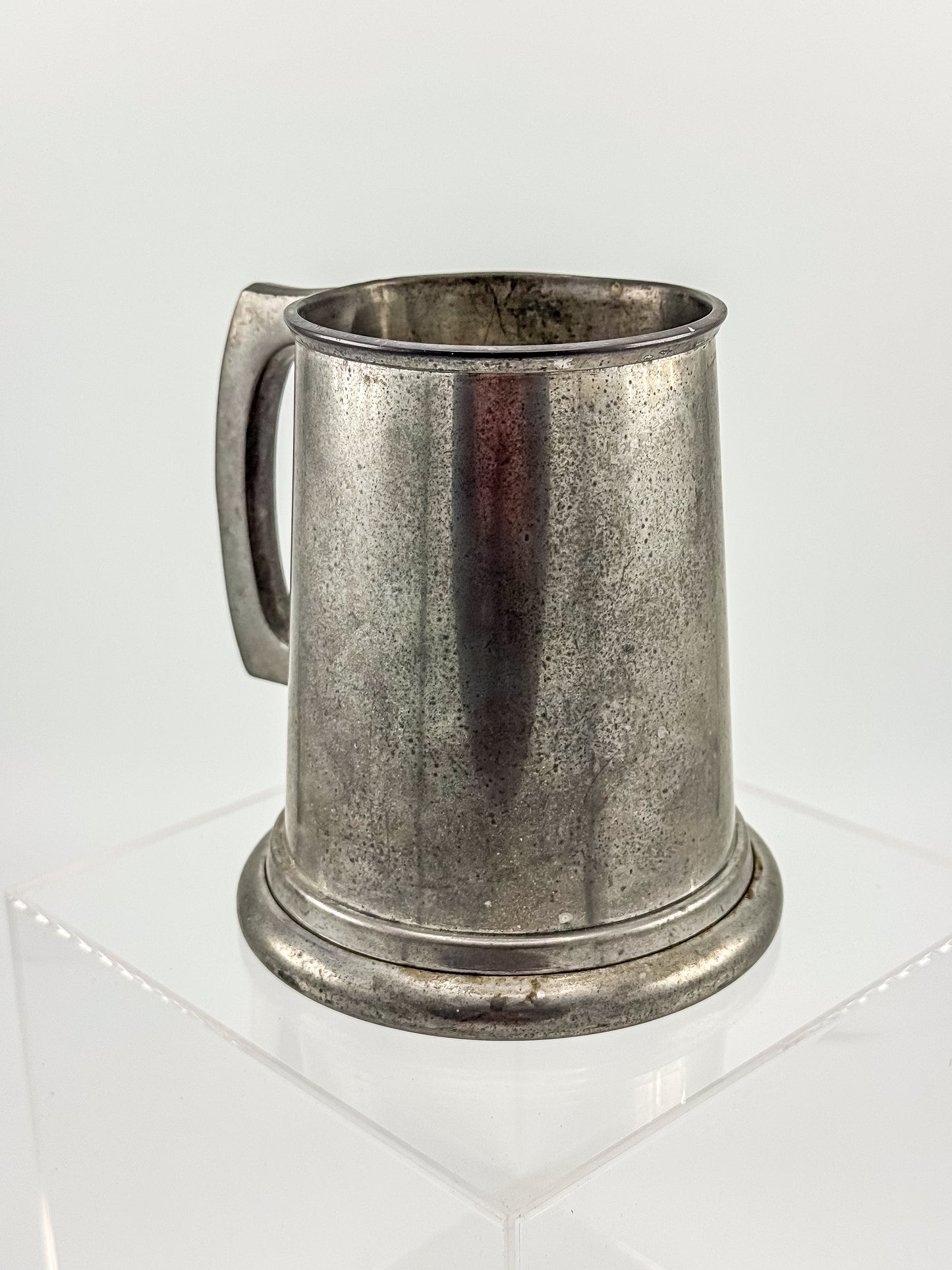 Vintage English Pewter USS Brownson DD-868 Naval Commemorative Tankard — Sheffield, Clear Bottom