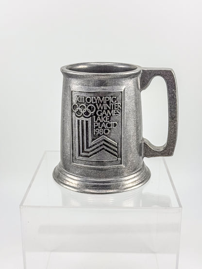 Vintage 1980 Lake Placid XIII Olympic Winter Games Commemorative Tankard