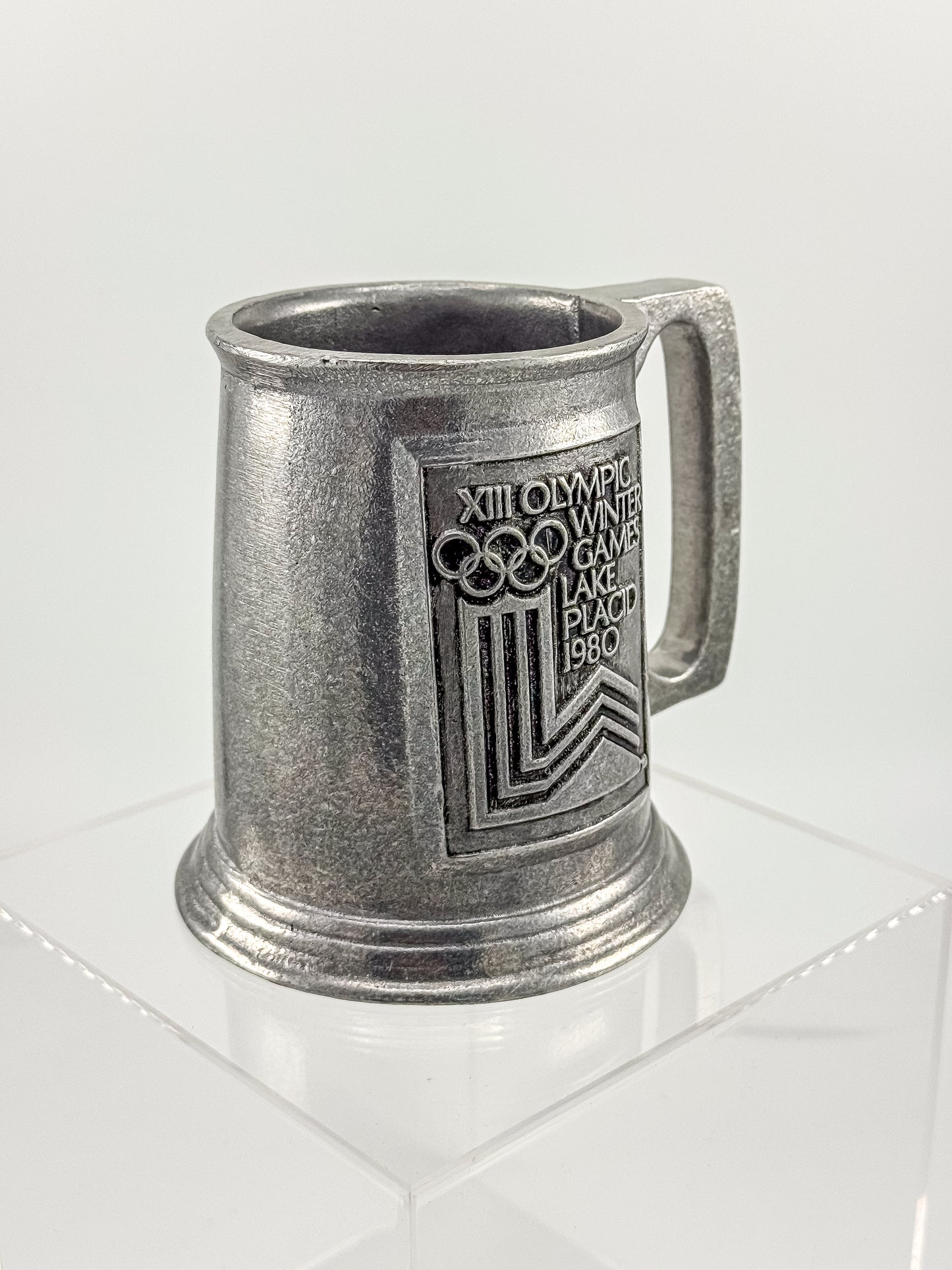 Vintage 1980 Lake Placid XIII Olympic Winter Games Commemorative Tankard