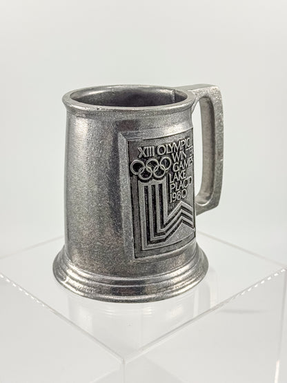Vintage 1980 Lake Placid XIII Olympic Winter Games Commemorative Tankard