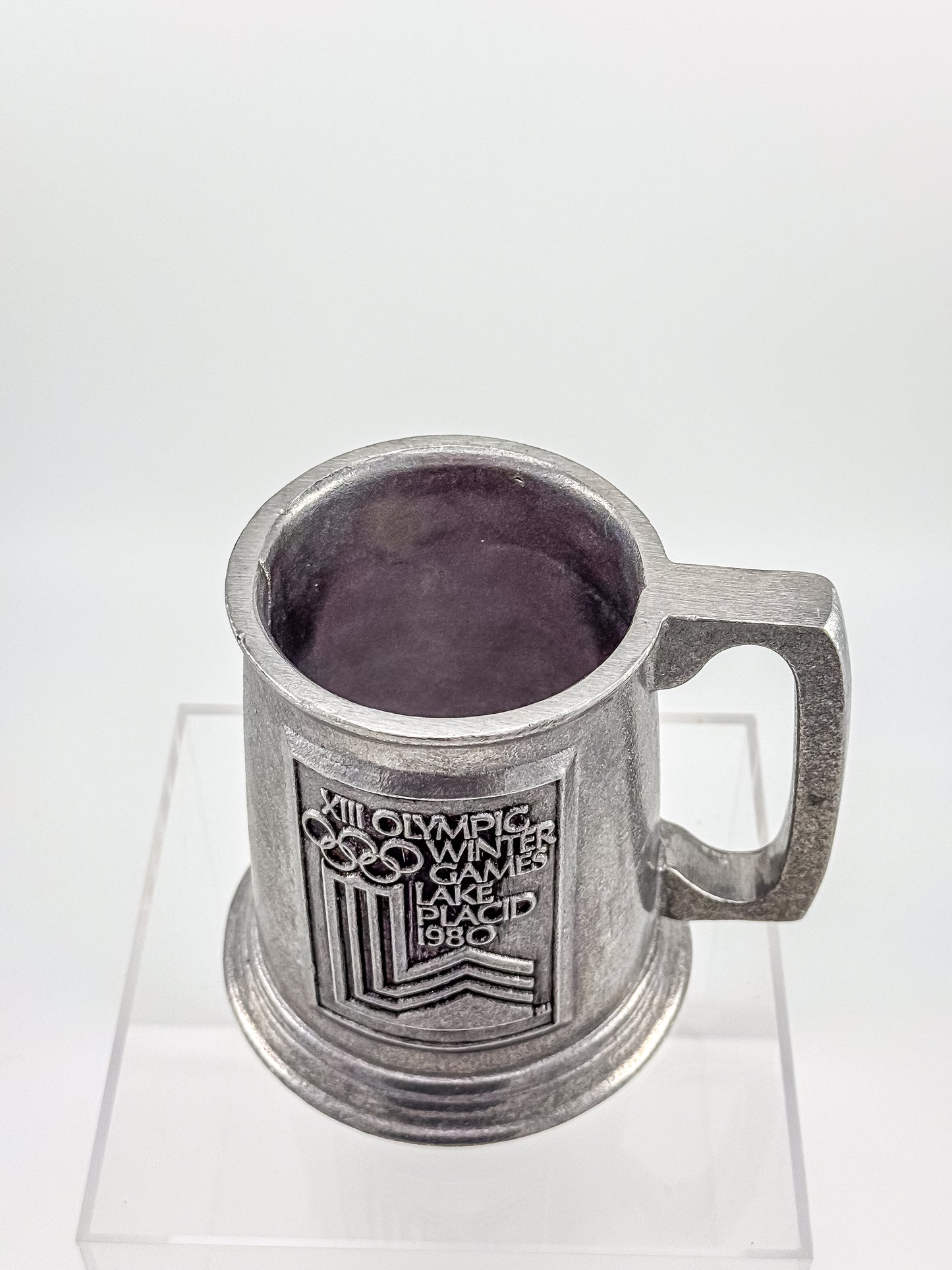 Vintage 1980 Lake Placid XIII Olympic Winter Games Commemorative Tankard