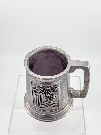 Vintage 1980 Lake Placid XIII Olympic Winter Games Commemorative Tankard