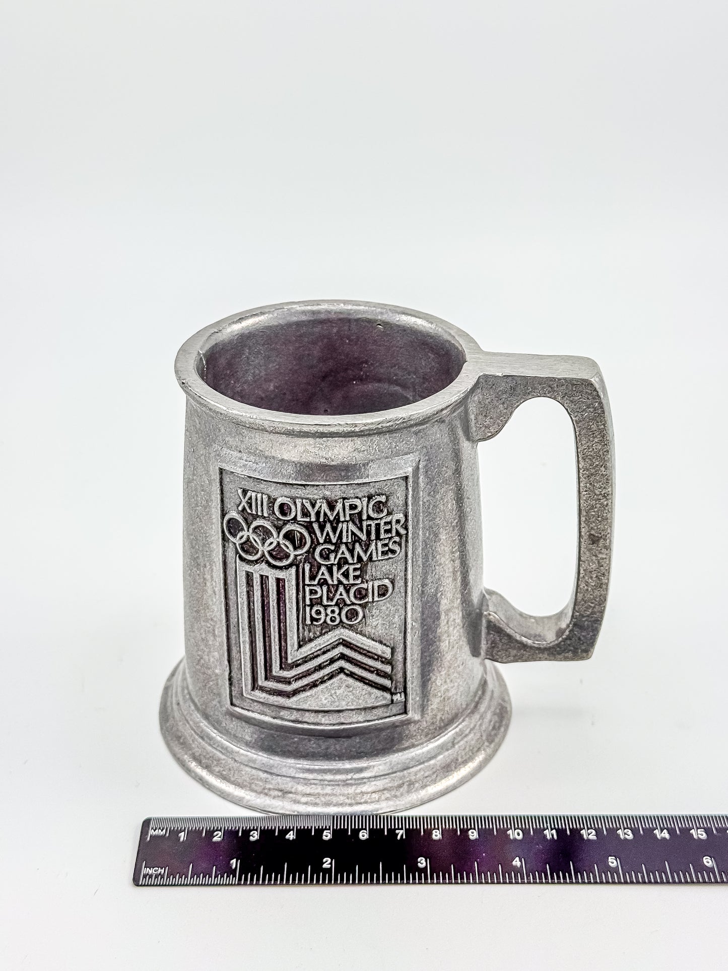 Vintage 1980 Lake Placid XIII Olympic Winter Games Commemorative Tankard