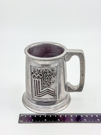 Vintage 1980 Lake Placid XIII Olympic Winter Games Commemorative Tankard