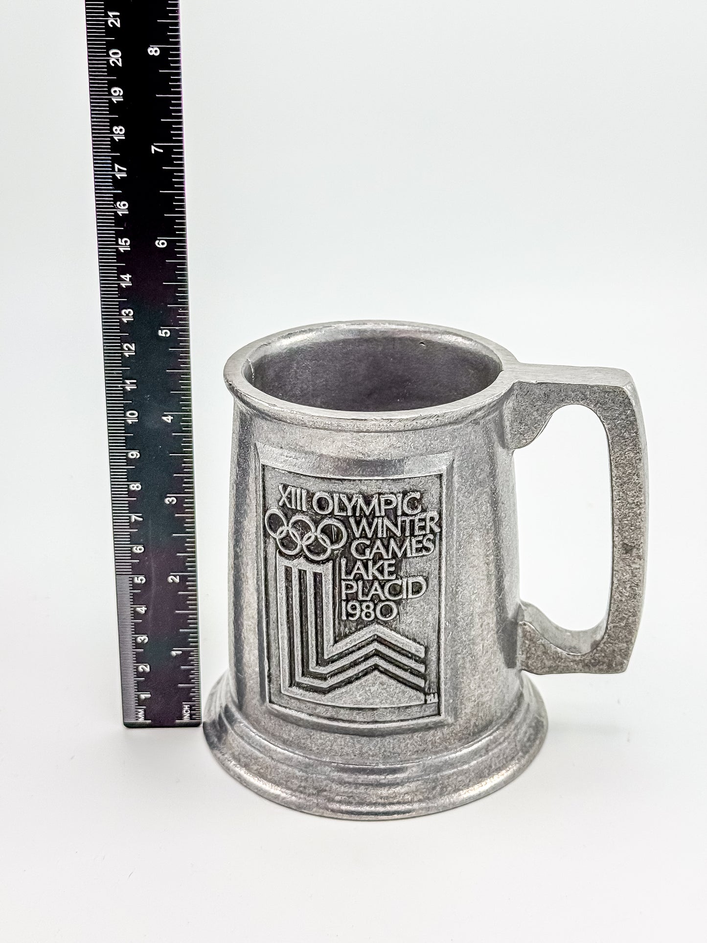 Vintage 1980 Lake Placid XIII Olympic Winter Games Commemorative Tankard